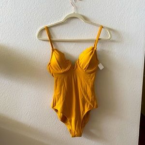 Mustard Jessica Simpson One piece Swimsuit